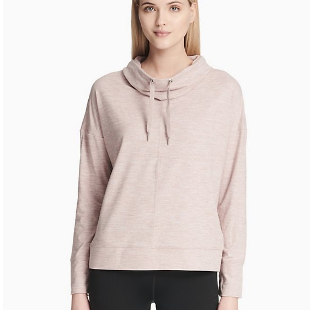 Calvin Klein performance light pink sweatshirt